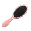 Pink Color Plastic Handle Paddle Hair Brush